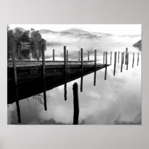 Poster Ramp do Barco Antigo - Derwentwater, Distrito do L