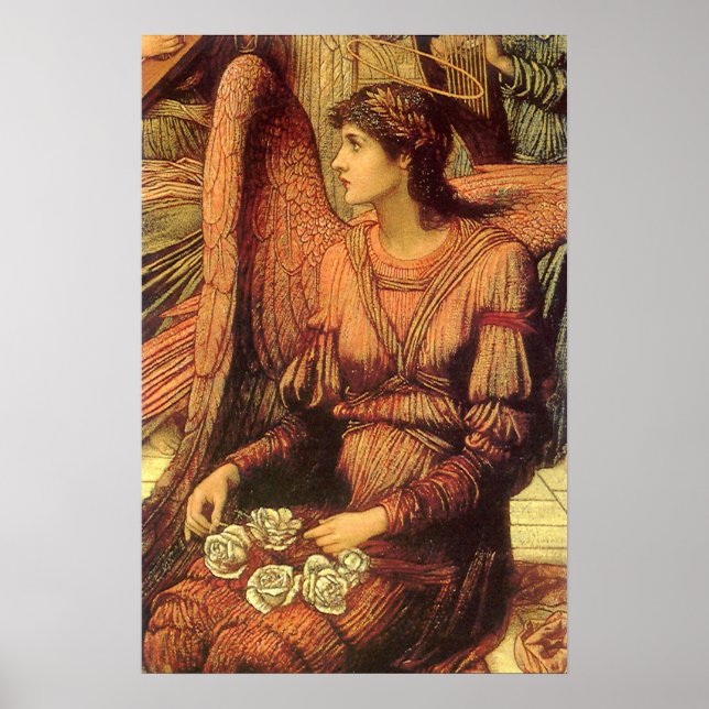 Pôster Rampart of God's House, Angel de John Strudwick (Frente)