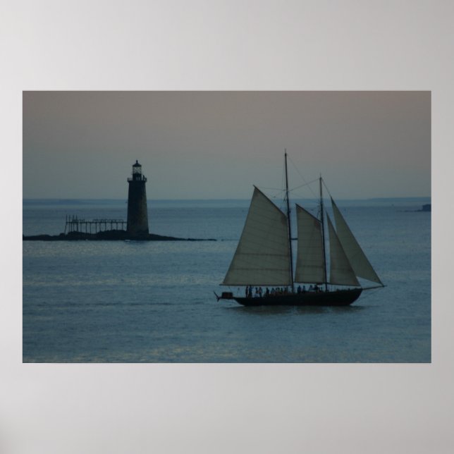 Poster Rams Island Ledge, Maine (Frente)