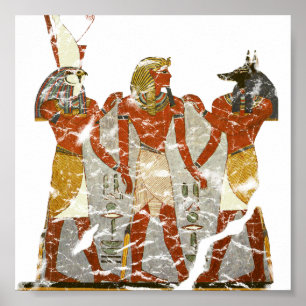 Pôster Ramsés,horus,anubus