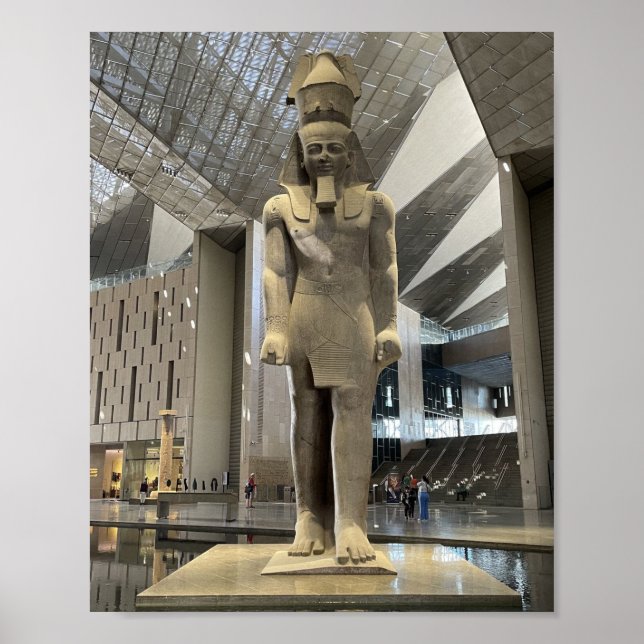 Poster Ramsés II | Rei do Egito faraó antigo  (Frente)