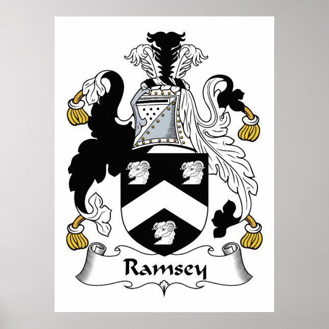 Pôster Ramsey Family Crest (Frente)