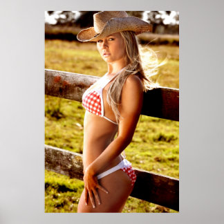 Poster Ranch Cowgirl
