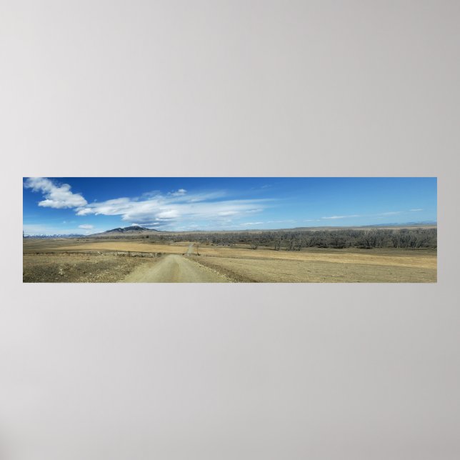 Poster Ranchlands e Mountain, Montana (Frente)