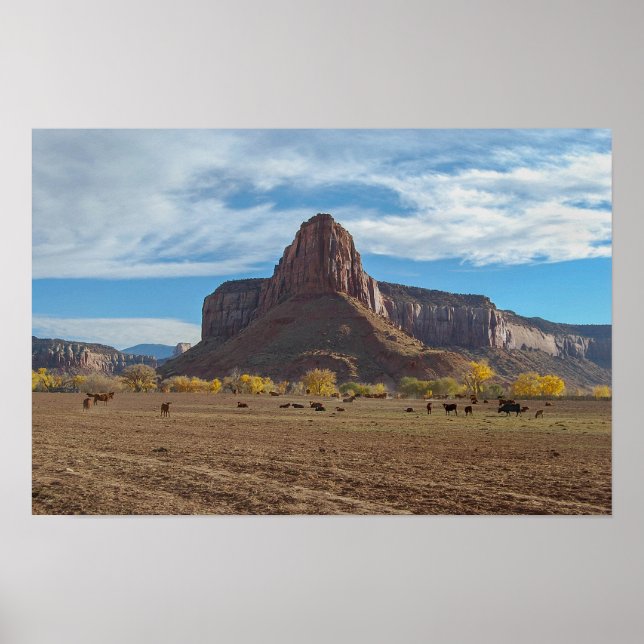 Poster Rancho Histórico Dugout, Utah (Frente)