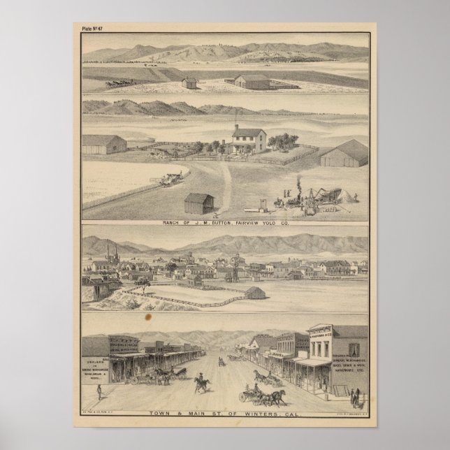 Poster rancho Winters Dutton (Frente)