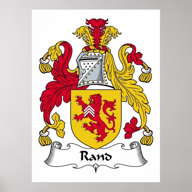 Poster Rand Family Crest (Frente)