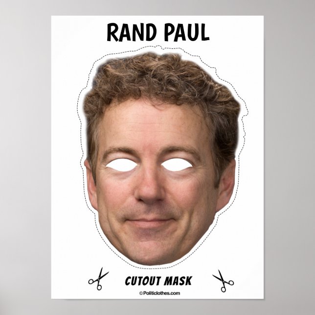 Poster RAND PAUL Halloween Mask (Frente)
