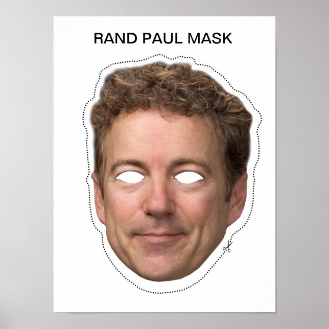 Poster Rand Paul Mask (Frente)