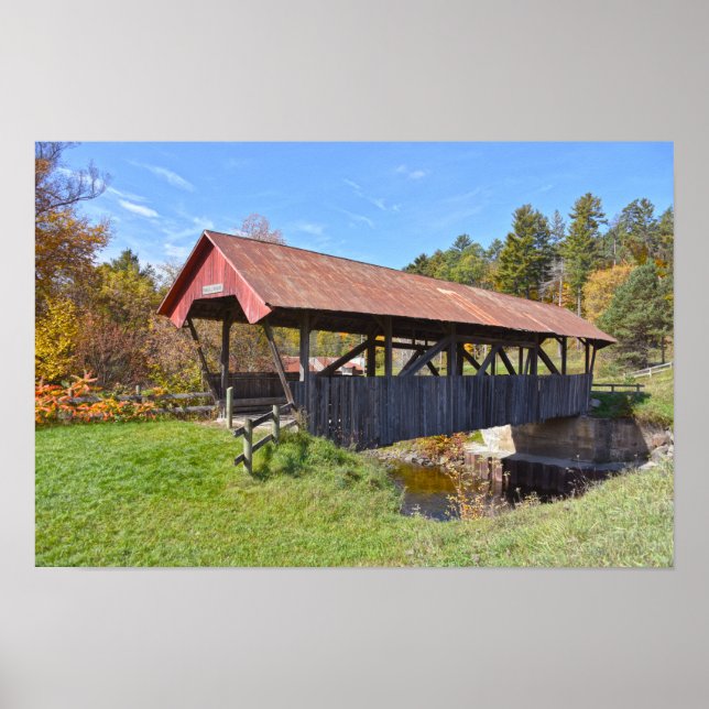 Poster Randall Covered Bridge, Vermont (Frente)