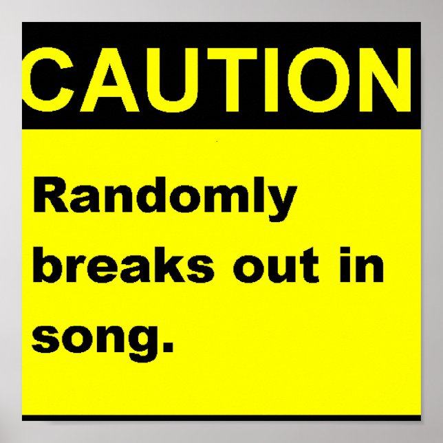 Poster Randmon Song (Frente)