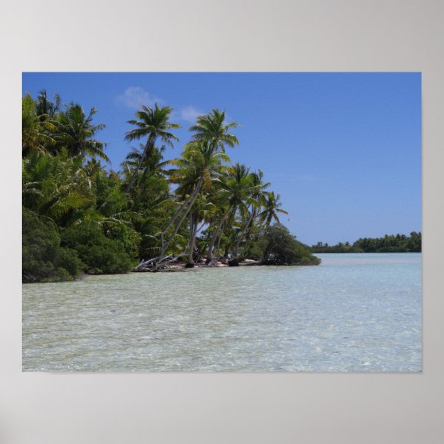 Poster Rangiroa Polinésia Francesa (Frente)