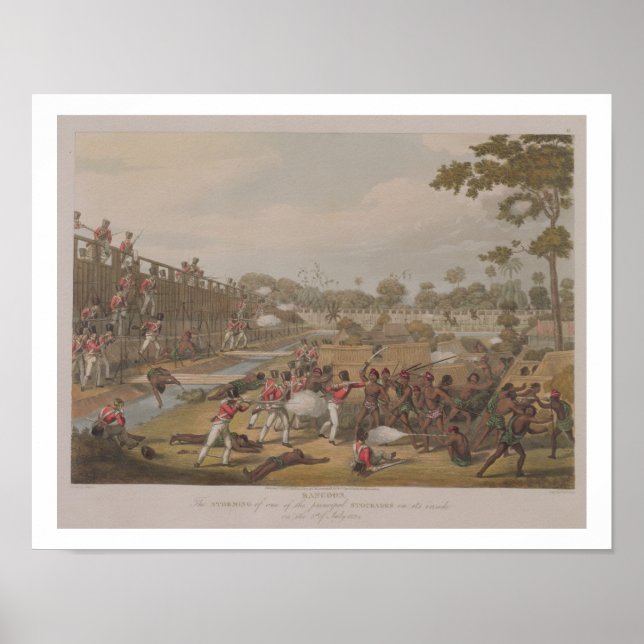 Poster Rangoon: The Storming of one of the Principal Stoc (Frente)