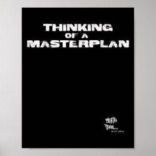 Poster Rap da antiga escola Hip Hop Merch Masterplan Cote