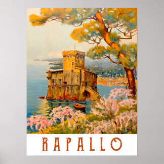 Poster Rapallo, Itália