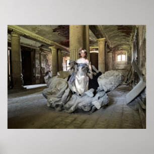 Poster Rapariga com Brinquedos