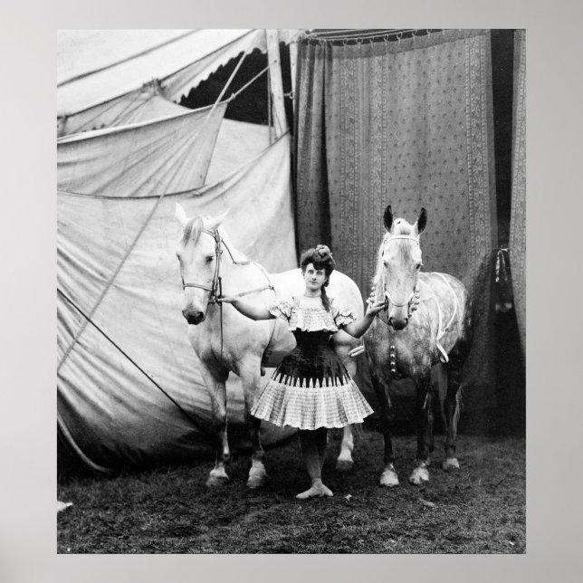 Pôster Rapariga de Bareback: 1904 (Frente)