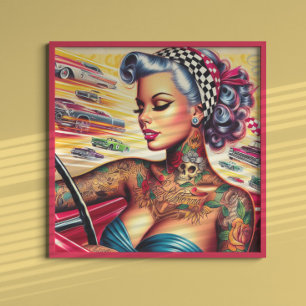 Poster Rapariga de Corrida Inclusa