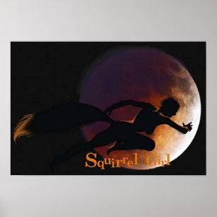 Poster Rapariga de Esquilo Imbatível