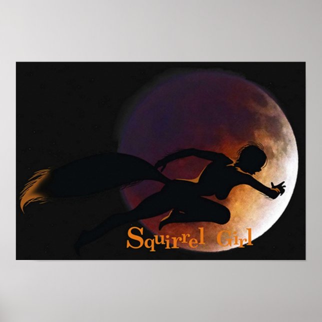 Poster Rapariga de Esquilo Imbatível (Frente)