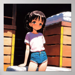 Poster Rapariga do dia ensolarada