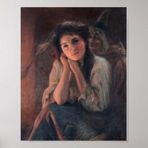 Poster Rapariga e Bruxa por Beatrice Offor