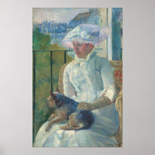 Poster Rapariga jovem na janela, Mary Cassatt Fine Art Po