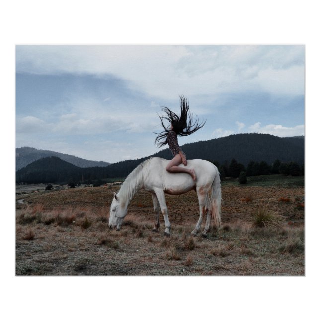 Pôster Rapariga no Cavalo (Frente)