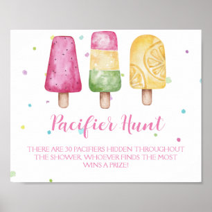 Poster Rapariga pronta para Pop Jogo Pacificador