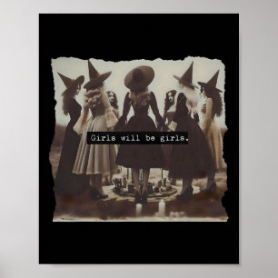 Poster Rapariga Será Rapariga Bruxa Feiticeira Maldita Ha