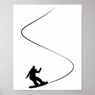 Poster Rapariga Simples Desenhada