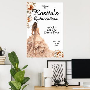 Poster Raparigas Mexicanas 15 Birthday Quinceanera