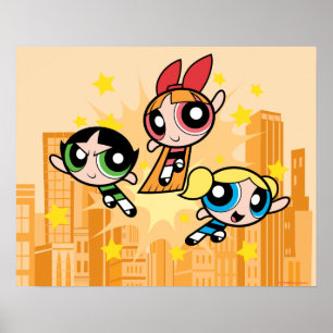Poster Raparigas Poderosas Salvem O Dia