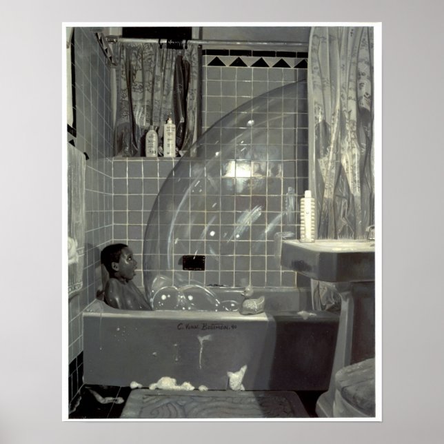 Pôster Rapaz e a Bolha 1990 (Frente)