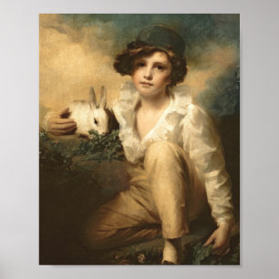 Poster Rapaz E Coelho De Sir Henry Raeburn