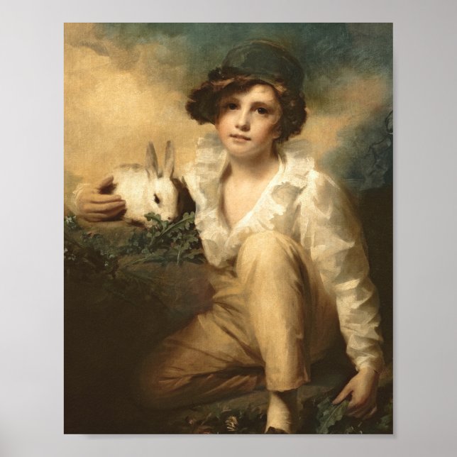 Poster Rapaz E Coelho De Sir Henry Raeburn (Frente)