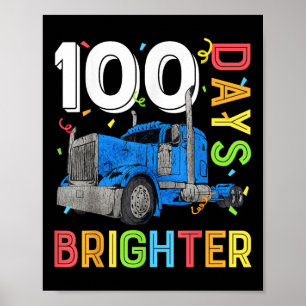 Poster Rapazes 100 Dias Mais Brilhantes Professores 100.º