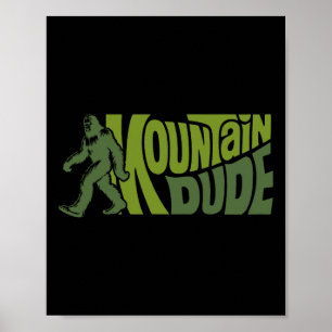 Poster Rapazes da Montanha Pé Grande Sasquatch Rock On Ca