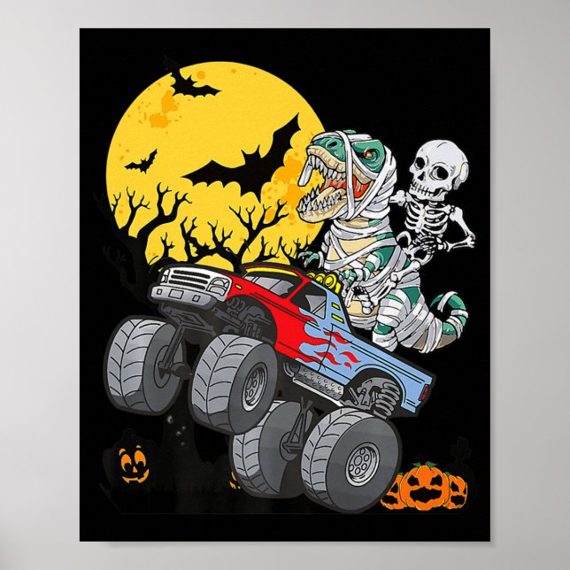 Poster Rapazes Diversão Monstro do Halloween Monster Pump (Frente)