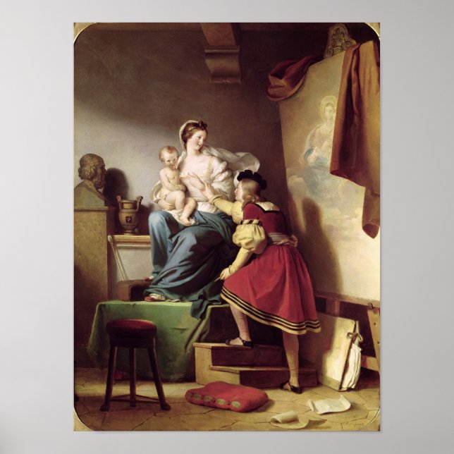 Pôster Raphael ajustando o modelo dele. (Frente)