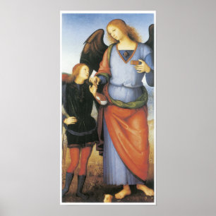 Pôster Raphael do arcanjo com Tobias, C. 1496-1500
