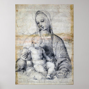 Poster Raphael - Madonna da Romã 1504