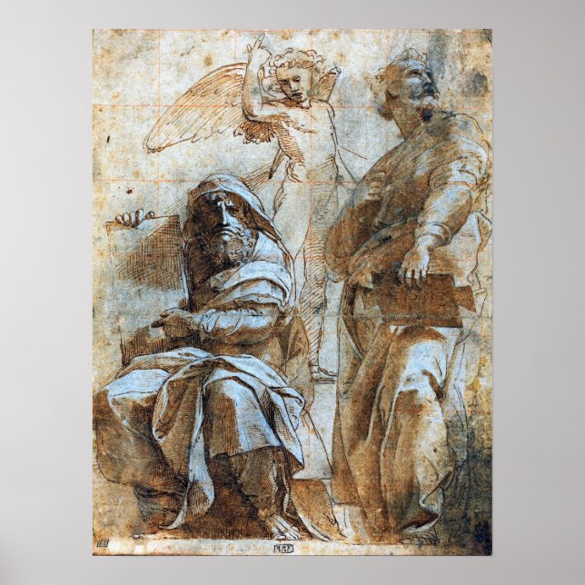 Poster Raphael - Os Profetas Oséias e Jonas (Frente)