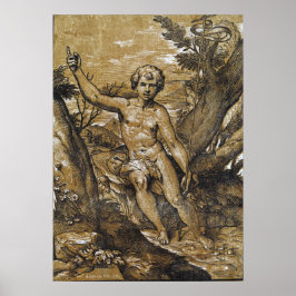 Poster Raphael - Rua John The Baptist Pregando