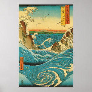 Poster Rapids de Hiroshige Navaro