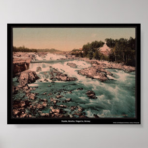 Poster Rapids, Hönefos, Ringerike, Noruega