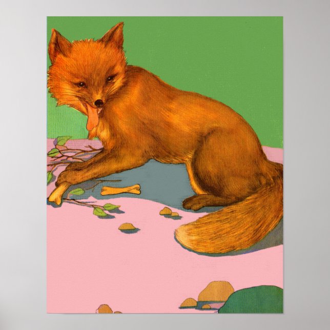 Pôster raposa bonita (Frente)
