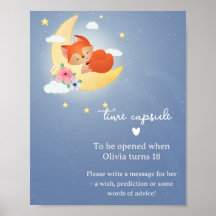 Raposa-branca na lua, cápsula do tempo