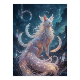 Pôster Raposa Celestial De Nove Formas