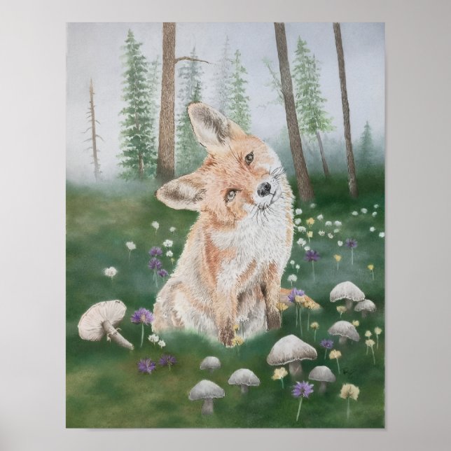 Poster Raposa da Floresta (Frente)